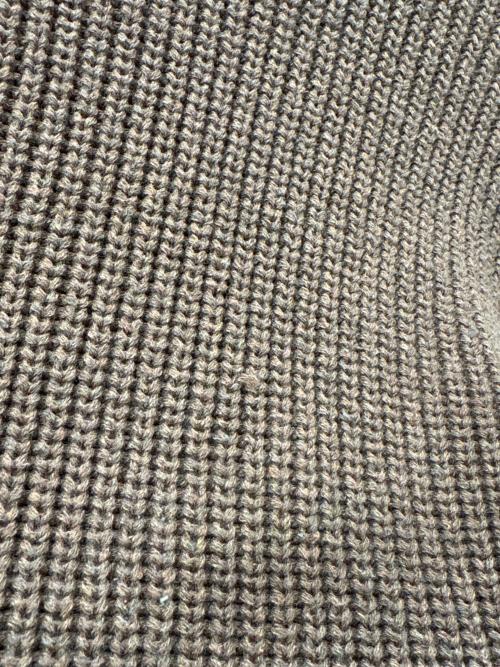 Binghamton Knitting（ビンガムトンニッティングカンパニー）binghamton knitting (ビンガムトンニッティングカンパニー) コットンニット ブラウン サイズ:XLの古着・服飾アイテム