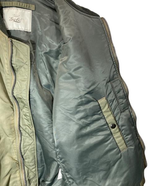 gold（ゴールド）gold (ゴールド) CLIMASHIELD PADDING MA-1 ブルゾン グリーン サイズ:Sの古着・服飾アイテム