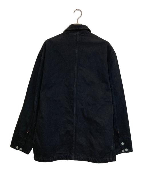 Calvin Klein（カルバンクライン）Calvin Klein (カルバンクライン) 90sデニムカバーオール ブラック サイズ:XLの古着・服飾アイテム