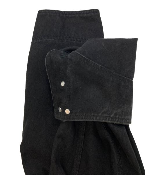 Calvin Klein（カルバンクライン）Calvin Klein (カルバンクライン) 90sデニムカバーオール ブラック サイズ:XLの古着・服飾アイテム