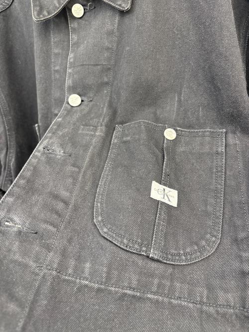 Calvin Klein（カルバンクライン）Calvin Klein (カルバンクライン) 90sデニムカバーオール ブラック サイズ:XLの古着・服飾アイテム