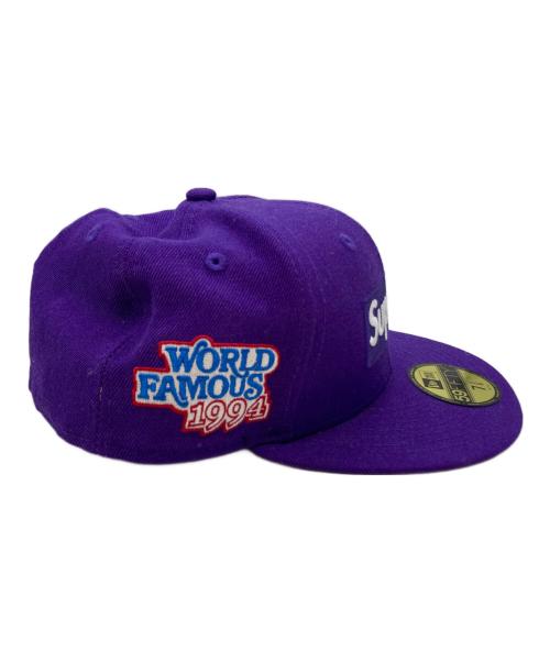 SUPREME（シュプリーム）Supreme (シュプリーム) New Era (ニューエラ) World Famous Box Logo cap パープルの古着・服飾アイテム