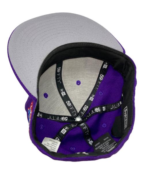 SUPREME（シュプリーム）Supreme (シュプリーム) New Era (ニューエラ) World Famous Box Logo cap パープルの古着・服飾アイテム