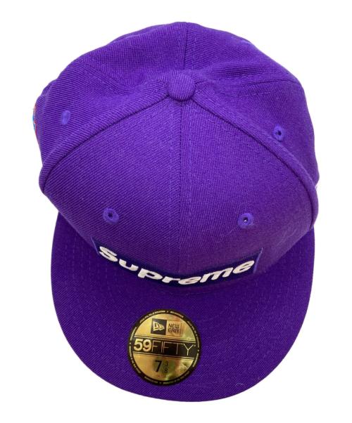 SUPREME（シュプリーム）Supreme (シュプリーム) New Era (ニューエラ) World Famous Box Logo cap パープルの古着・服飾アイテム