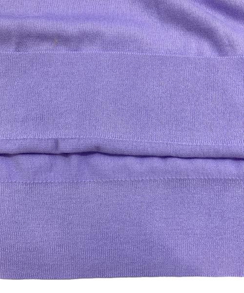 POLO RALPH LAUREN（ポロ・ラルフローレン）POLO RALPH LAUREN (ポロ・ラルフローレン) 半袖ニット パープル サイズ:XLの古着・服飾アイテム