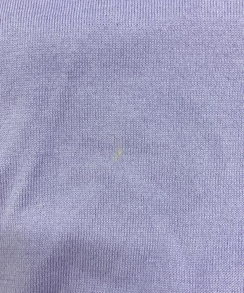 POLO RALPH LAUREN（ポロ・ラルフローレン）POLO RALPH LAUREN (ポロ・ラルフローレン) 半袖ニット パープル サイズ:XLの古着・服飾アイテム