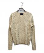 POLO RALPH LAURENポロ・ラルフローレン）の古着「コットンケーブルニット」｜ベージュ