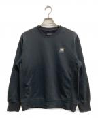 THE NORTH FACEザ ノース フェイス）の古着「ヘザーロゴクルー スウェット」｜ブラック