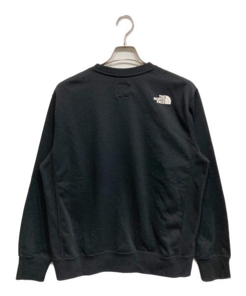 THE NORTH FACE（ザ ノース フェイス）THE NORTH FACE (ザ ノース フェイス) ヘザーロゴクルー スウェット ブラック サイズ:Lの古着・服飾アイテム