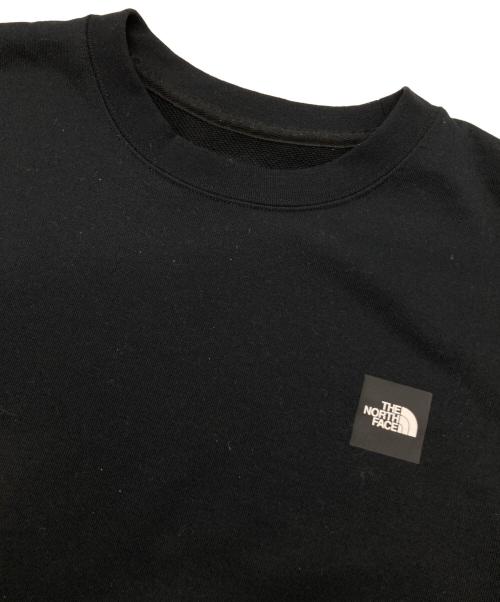 THE NORTH FACE（ザ ノース フェイス）THE NORTH FACE (ザ ノース フェイス) ヘザーロゴクルー スウェット ブラック サイズ:Lの古着・服飾アイテム