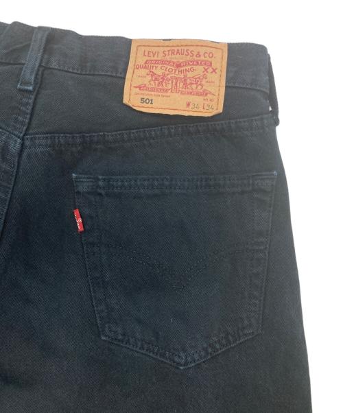 LEVI'S（リーバイス）LEVI'S (リーバイス) 501後染めブラックデニムパンツ ブラック サイズ:W34×L34の古着・服飾アイテム