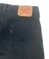 中古・古着 LEVI'S (リーバイス) 501後染めブラックデニムパンツ ブラック サイズ:W34×L34：8000円