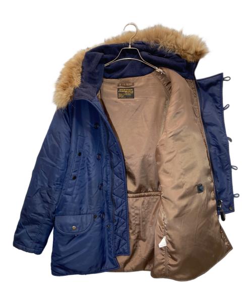 HOUSTON（ヒューストン）HOUSTON (ヒューストン) N-3B フライトジャケット ネイビー サイズ:XLの古着・服飾アイテム