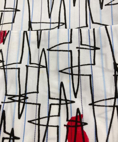 COMME des GARCONS SHIRT（コムデギャルソンシャツ）COMME des GARCONS SHIRT (コムデギャルソンシャツ) 総柄シャツ ホワイト×ブラック サイズ:Sの古着・服飾アイテム