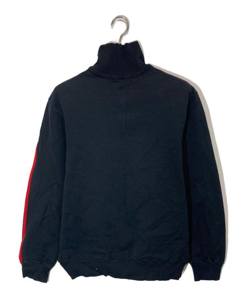 adidas（アディダス）adidas (アディダス) 70-80’sトラックジャケット ブラック×レッド サイズ:7の古着・服飾アイテム