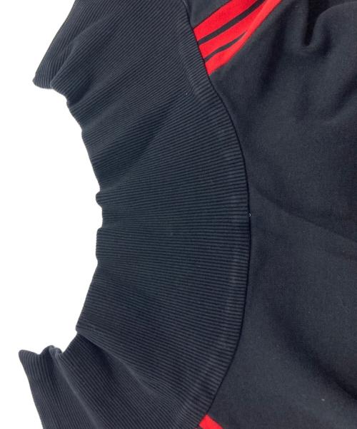 adidas（アディダス）adidas (アディダス) 70-80’sトラックジャケット ブラック×レッド サイズ:7の古着・服飾アイテム