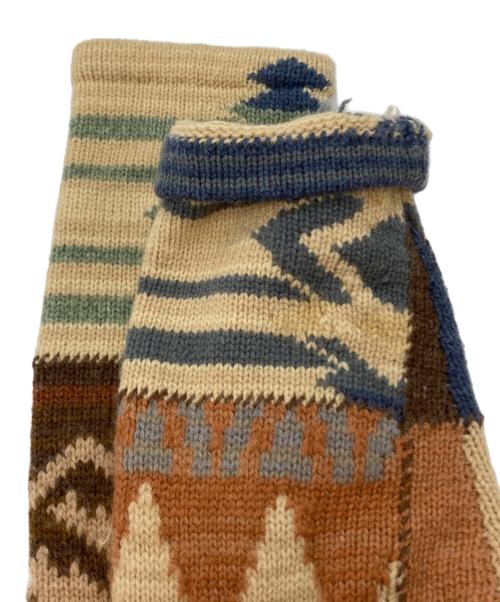 LAUREN RALPH LAUREN（ローレンラルフローレン）LAUREN RALPH LAUREN (ローレンラルフローレン) ネイティブ柄ガウンカーディガン ブラウン サイズ:Sの古着・服飾アイテム