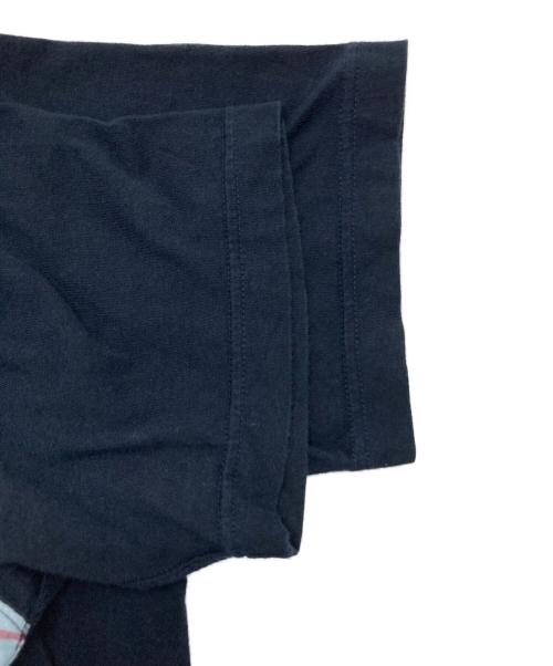 COMME des GARCONS HOMME（コムデギャルソン オム）COMME des GARCONS HOMME (コムデギャルソン オム) パッチワークtシャツ ネイビー×グレー サイズ:Ⅿの古着・服飾アイテム