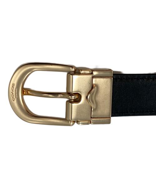 COACH（コーチ）COACH (コーチ) レザーベルト ブラックの古着・服飾アイテム