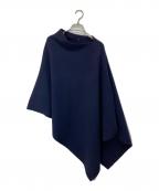 theoryセオリー）の古着「カシミヤ混ニットケープ」｜ネイビー
