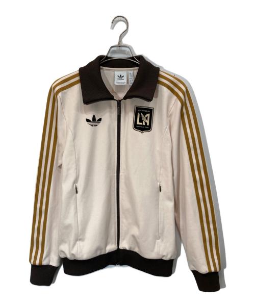 adidas（アディダス）adidas (アディダス) ロサンゼルスFC オリジナルス トラックトップ ベージュ サイズ:Lの古着・服飾アイテム