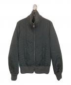 DOLCE & GABBANAドルチェ＆ガッバーナ）の古着「ダブルリブキルティングブルゾン」｜ブラック