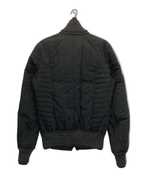 DOLCE & GABBANA（ドルチェ＆ガッバーナ）DOLCE & GABBANA (ドルチェ＆ガッバーナ) ダブルリブキルティングブルゾン ブラック サイズ:50の古着・服飾アイテム