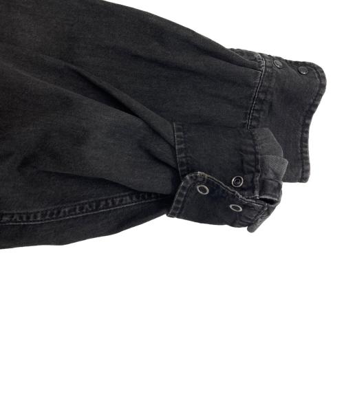 DIESEL（ディーゼル）DIESEL (ディーゼル) デニムウエスタンシャツ ブラック サイズ:Mの古着・服飾アイテム