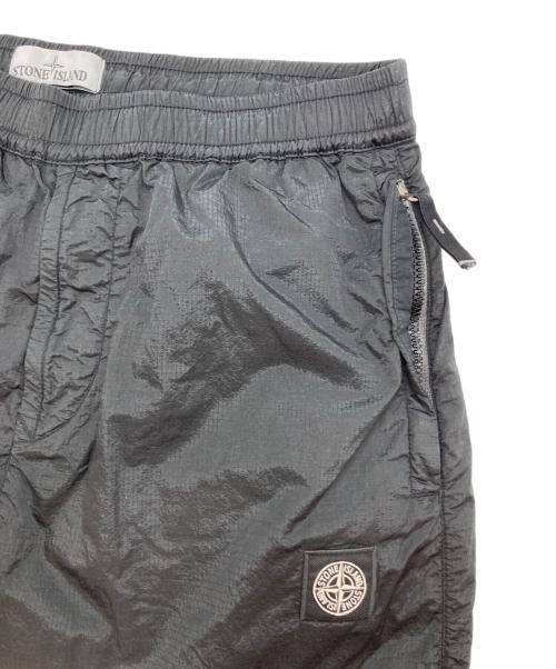 STONE ISLAND（ストーンアイランド）STONE ISLAND (ストーンアイランド) NYLON METAL TRACK PANTS ブラック サイズ:Sの古着・服飾アイテム
