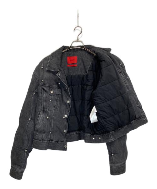 KUSIKOHC（クシコック）KUSIKOHC (クシコック) Multi Rivet Denim Jacket グレー サイズ:Ⅿの古着・服飾アイテム