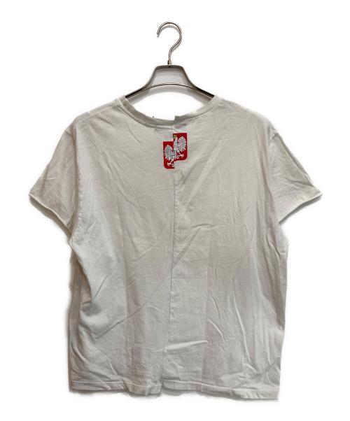 PROJECT G/R（プロジェクト ジーアール）PROJECT G/R (プロジェクト ジーアール) スプリットtシャツ ホワイト サイズ:1の古着・服飾アイテム