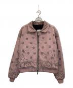 RHUDEルード）の古着「ペイズリーダックブルゾン」｜ピンク