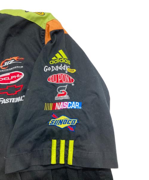 JR NATION（ジェイアール ネイション）JR NATION (ジェイアール ネイション) レーシングシャツ ブラック サイズ:２XLの古着・服飾アイテム