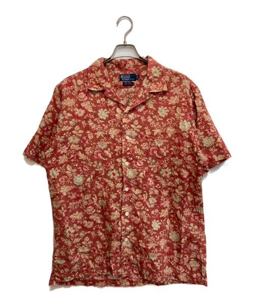 POLO RALPH LAUREN（ポロ・ラルフローレン）POLO RALPH LAUREN (ポロ・ラルフローレン) フラワープリントオープンカラーシャツ ピンク サイズ:Lの古着・服飾アイテム