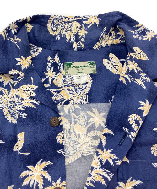 KAMEHAMEHA（カメハメハ）KAMEHAMEHA (カメハメハ) アロハシャツ ネイビー サイズ:Lの古着・服飾アイテム