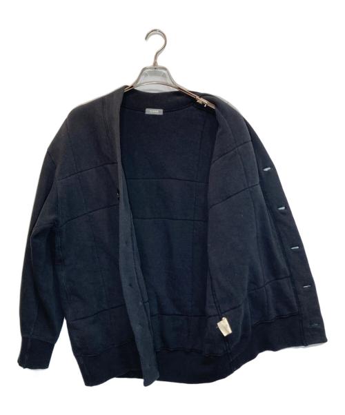 COMME des GARCONS HOMME（コムデギャルソン オム）COMME des GARCONS HOMME (コムデギャルソン オム) スウェットカーディガン ブラック サイズ:-の古着・服飾アイテム
