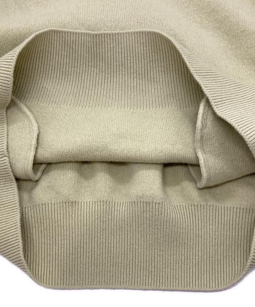 ebure（エブール）EBURE (エブール) ソフトスムースニットプルオーバー イエロー サイズ:下記参照の古着・服飾アイテム