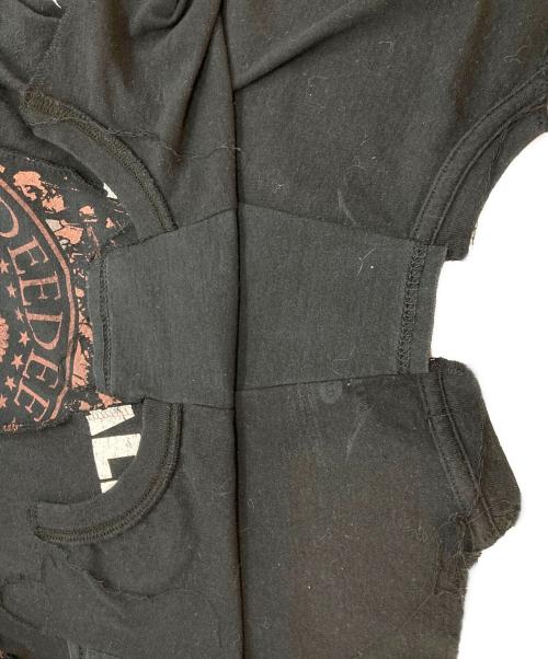 DISCOVERED（ディスカバード）DISCOVERED (ディスカバード) リメイクカットソー ブラック サイズ:freeの古着・服飾アイテム