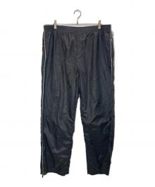 ARMANI COLLEZIONI（アルマーニ コレツィオーニ）の古着「サイドラインアクティブパンツ」｜ブラック