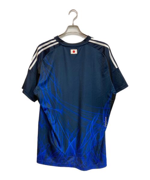 Y-3（ワイスリー）Y-3 (ワイスリー) ゲームシャツ ネイビー サイズ:４XLの古着・服飾アイテム