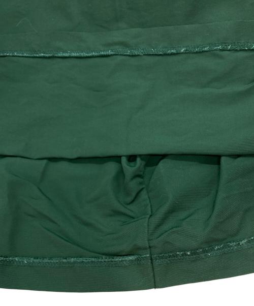 UN3D.（アンスリード）UN3D. (アンスリード) アウトシームリブコンビワンピース ネイビー×グリーン サイズ:36の古着・服飾アイテム