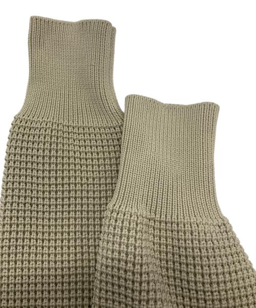UN3D.（アンスリード）UN3D. (アンスリード) クロスニットトップ グリーン サイズ:SIZE Freeの古着・服飾アイテム