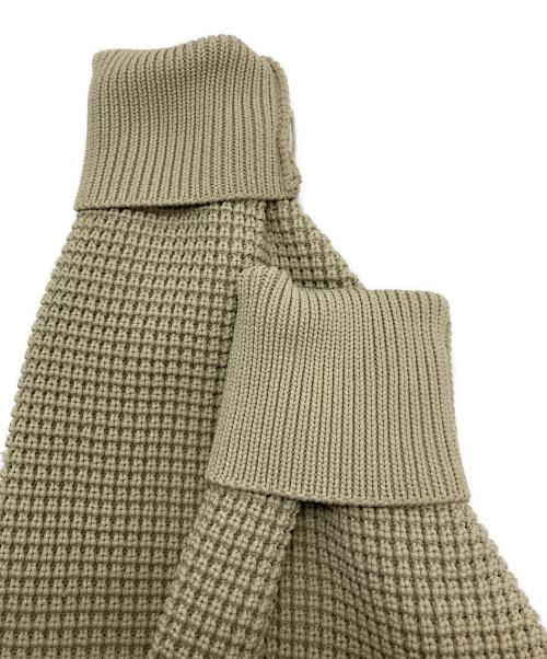 UN3D.（アンスリード）UN3D. (アンスリード) クロスニットトップ グリーン サイズ:SIZE Freeの古着・服飾アイテム