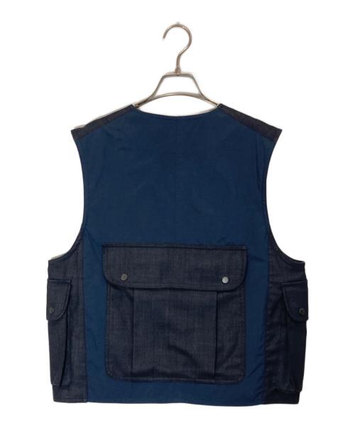 BENINE 9（ビナイン）benine 9 (ビナイン) デニムライクベスト ネイビー サイズ:Mの古着・服飾アイテム