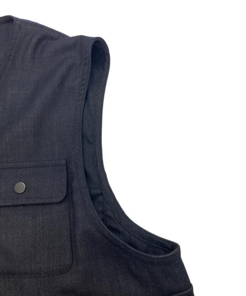 BENINE 9（ビナイン）benine 9 (ビナイン) デニムライクベスト ネイビー サイズ:Mの古着・服飾アイテム