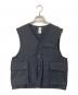 benine 9（ビナイン）の古着「デニムライクベスト」｜ネイビー