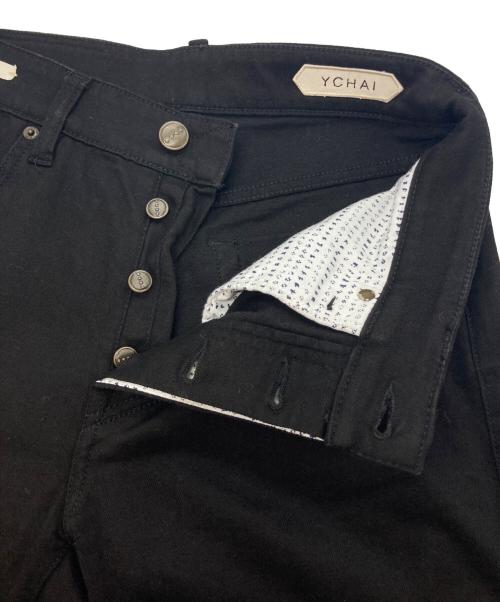 YCHAI（イカイ）YCHAI (イカイ) ROBUSTO ロブスト ヴィンテージウォッシュ テーパードフィット ストレッチ ブラックデニム ブラック サイズ:-の古着・服飾アイテム