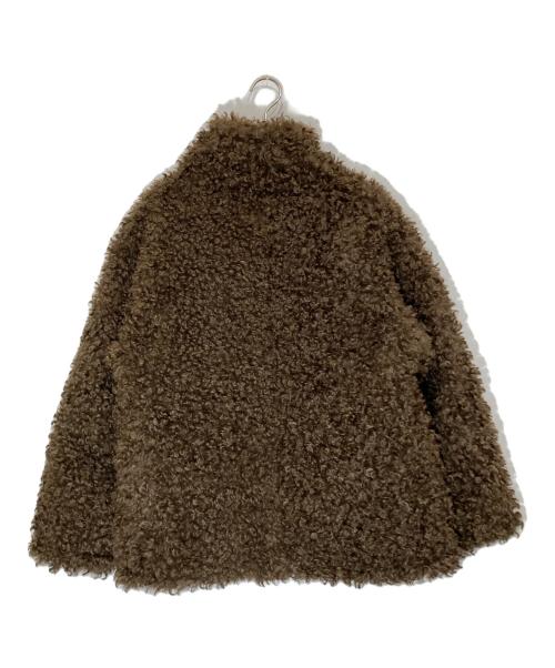 SLOBE IENA（スローブ イエナ）SLOBE IENA (スローブ イエナ) リバーシブルフェイクムートンスタンドブルゾン ブラウン サイズ:38の古着・服飾アイテム