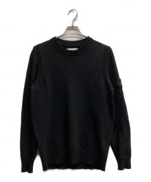 STONE ISLAND（ストーンアイランド）の古着「クルーネックニット」｜ブラック