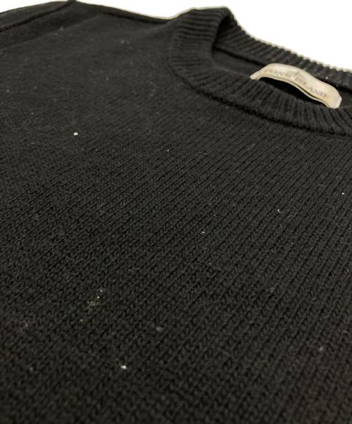 STONE ISLAND（ストーンアイランド）STONE ISLAND (ストーンアイランド) クルーネックニット ブラック サイズ:Mの古着・服飾アイテム
